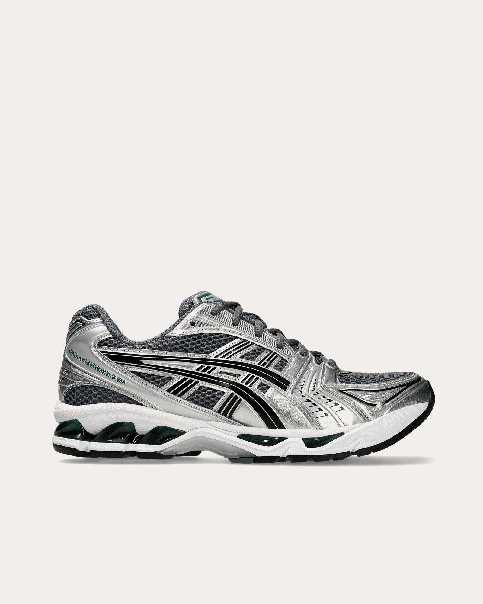 Asics Gel-Kayano 14 Silver / Metropolis Jasper Green Low Top Sneakers - 1