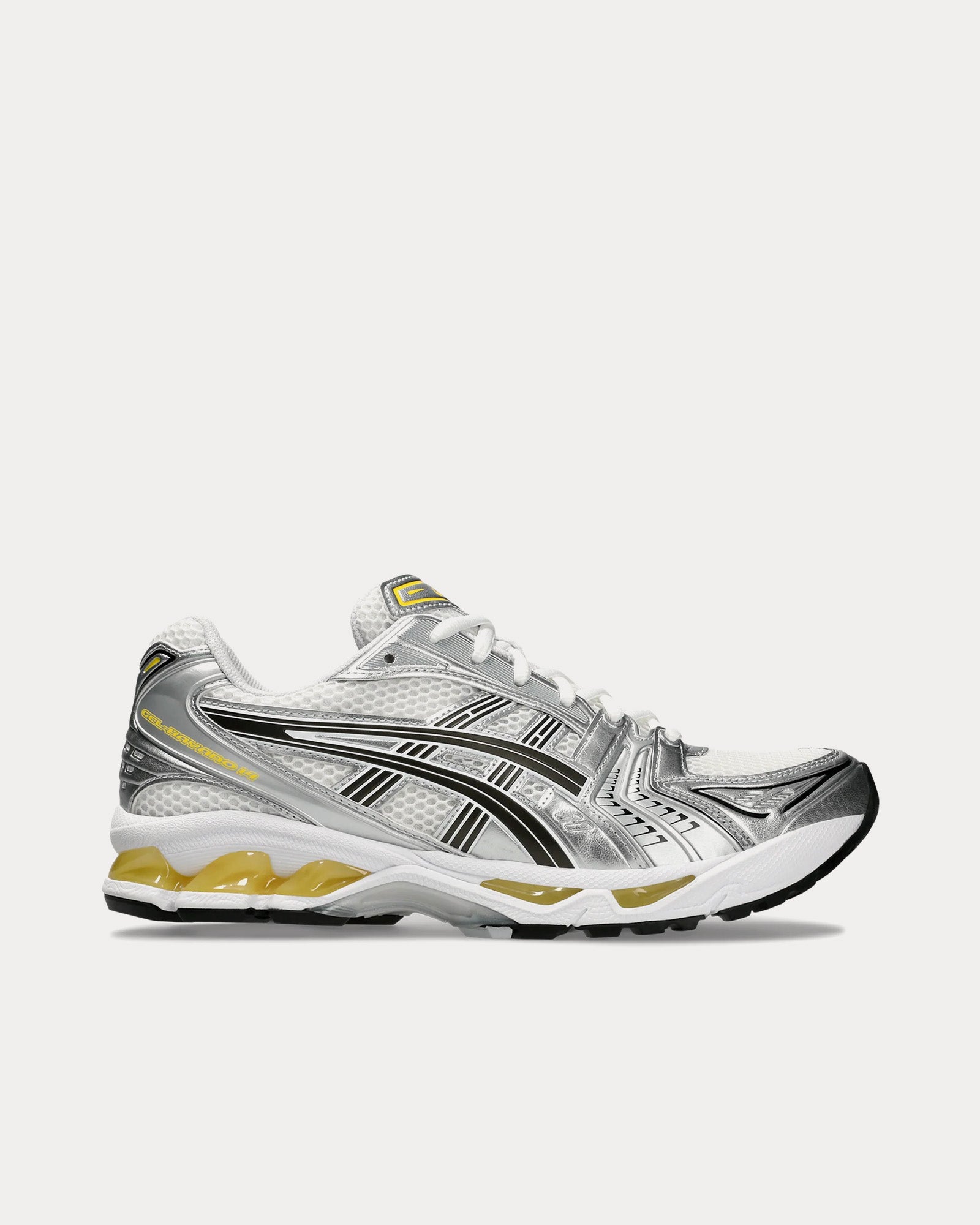 Asics Gel-Kayano 14 White / White / Tai Chi Yellow Low Top Sneakers - 1