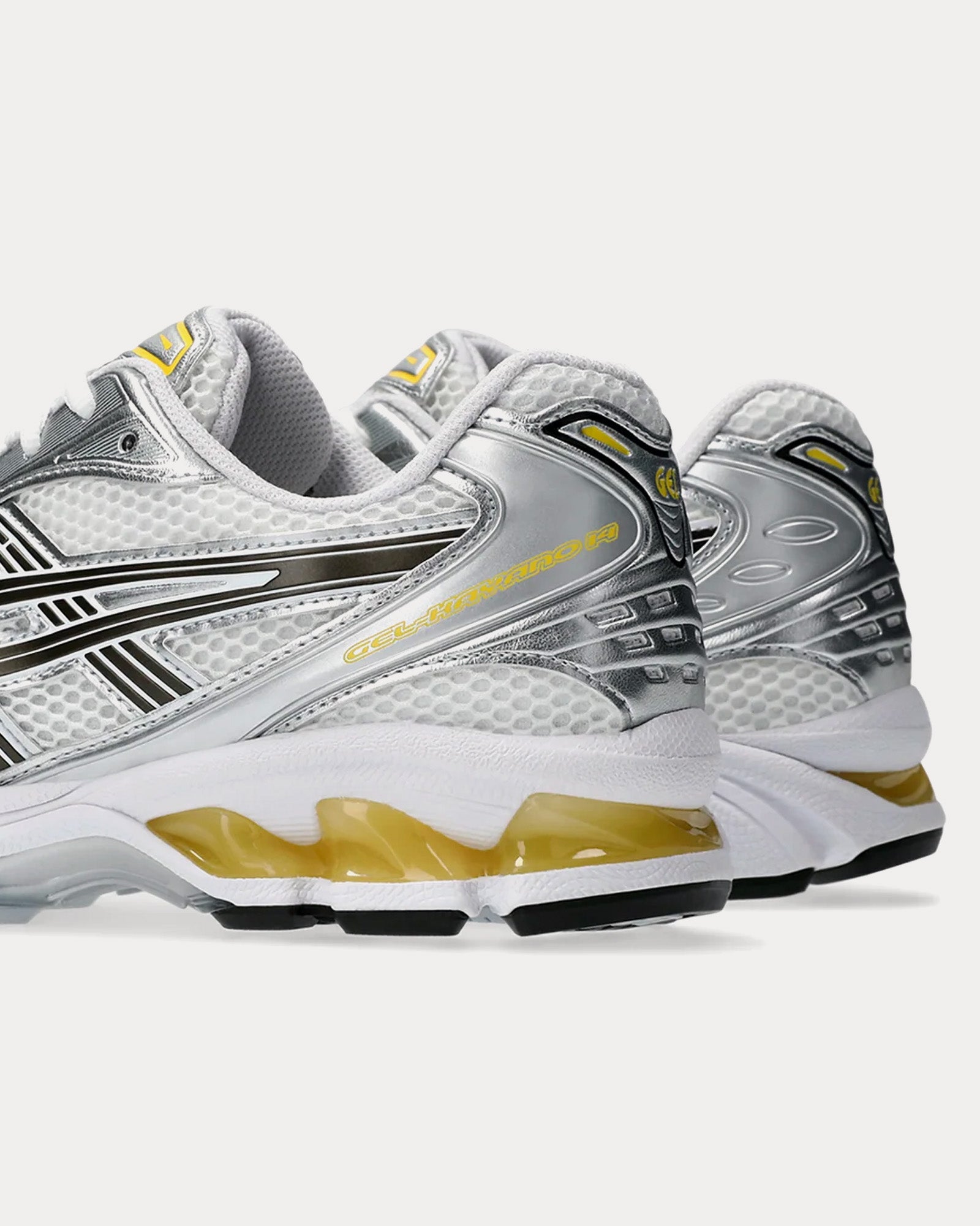 Asics Gel-Kayano 14 White / White / Tai Chi Yellow Low Top Sneakers - 3