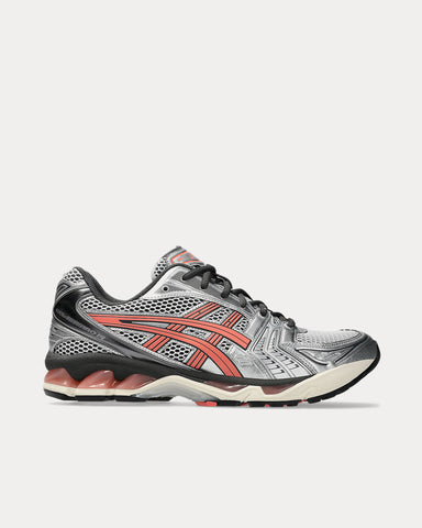 Asics Gel-Kayano 14 White / Papaya Low Top Sneakers