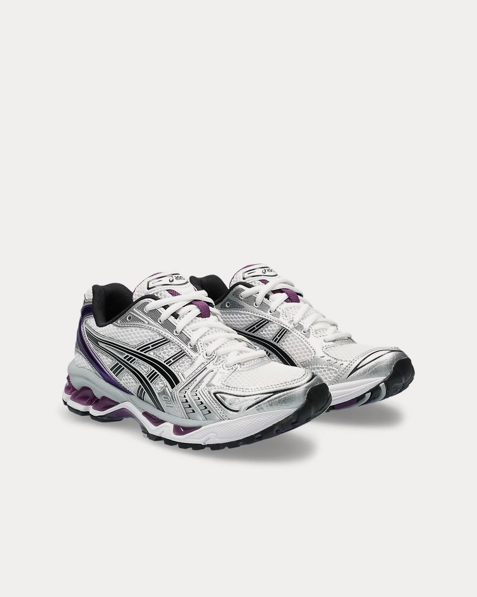 Asics Gel-Kayano 14 White / Dark Grape Low Top Sneakers - 3