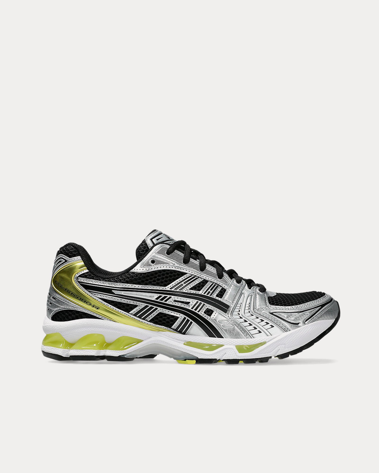 Asics Gel-Kayano 14 Black / Lemon Spark Low Top Sneakers - 1