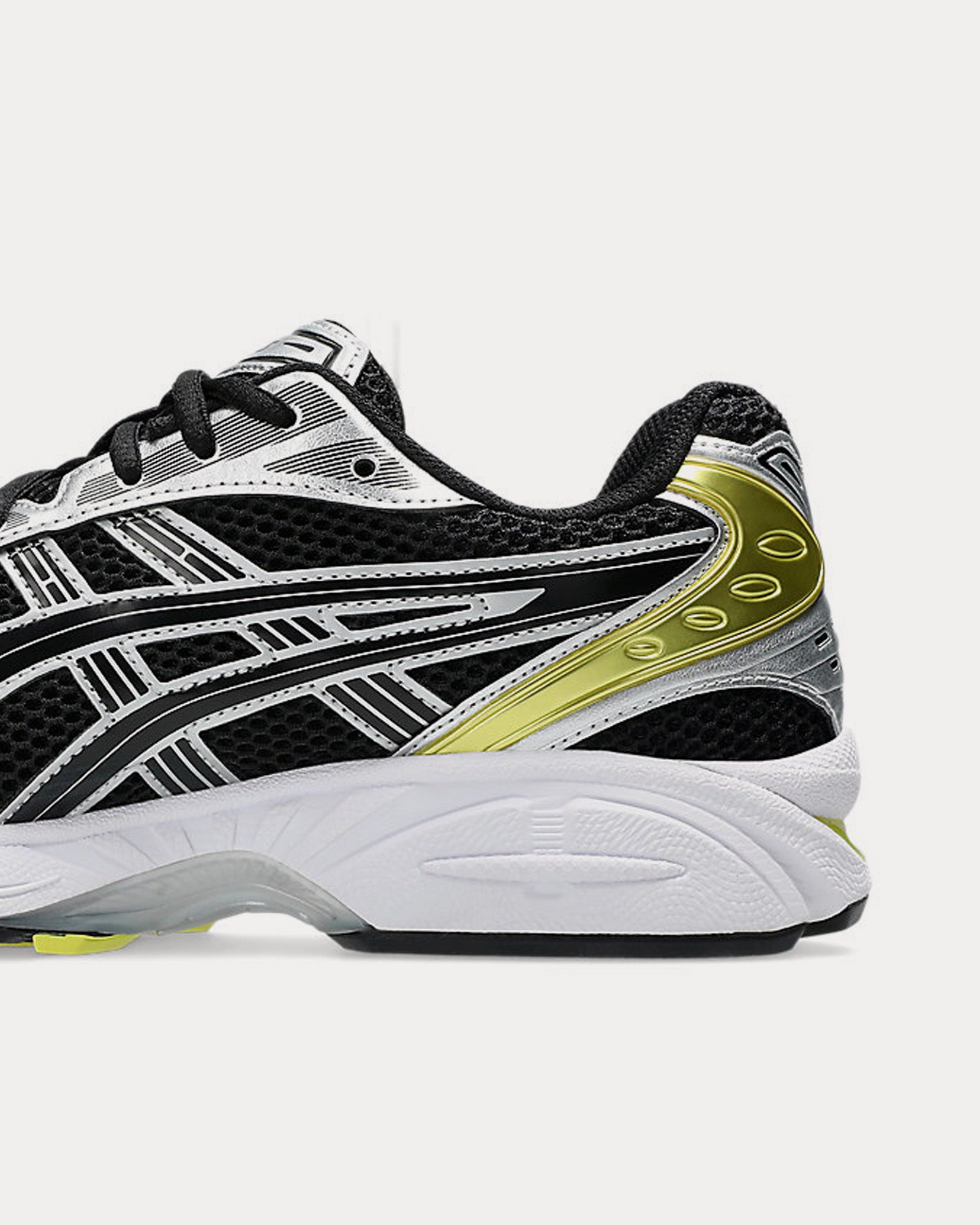 Asics Gel-Kayano 14 Black / Lemon Spark Low Top Sneakers - 4