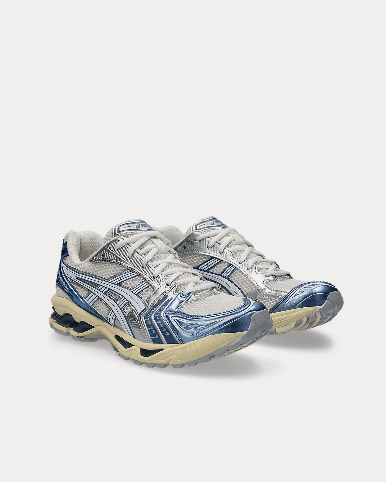 Asics Gel-Kayano 14 Cream / Denim Blue Low Top Sneakers - 3