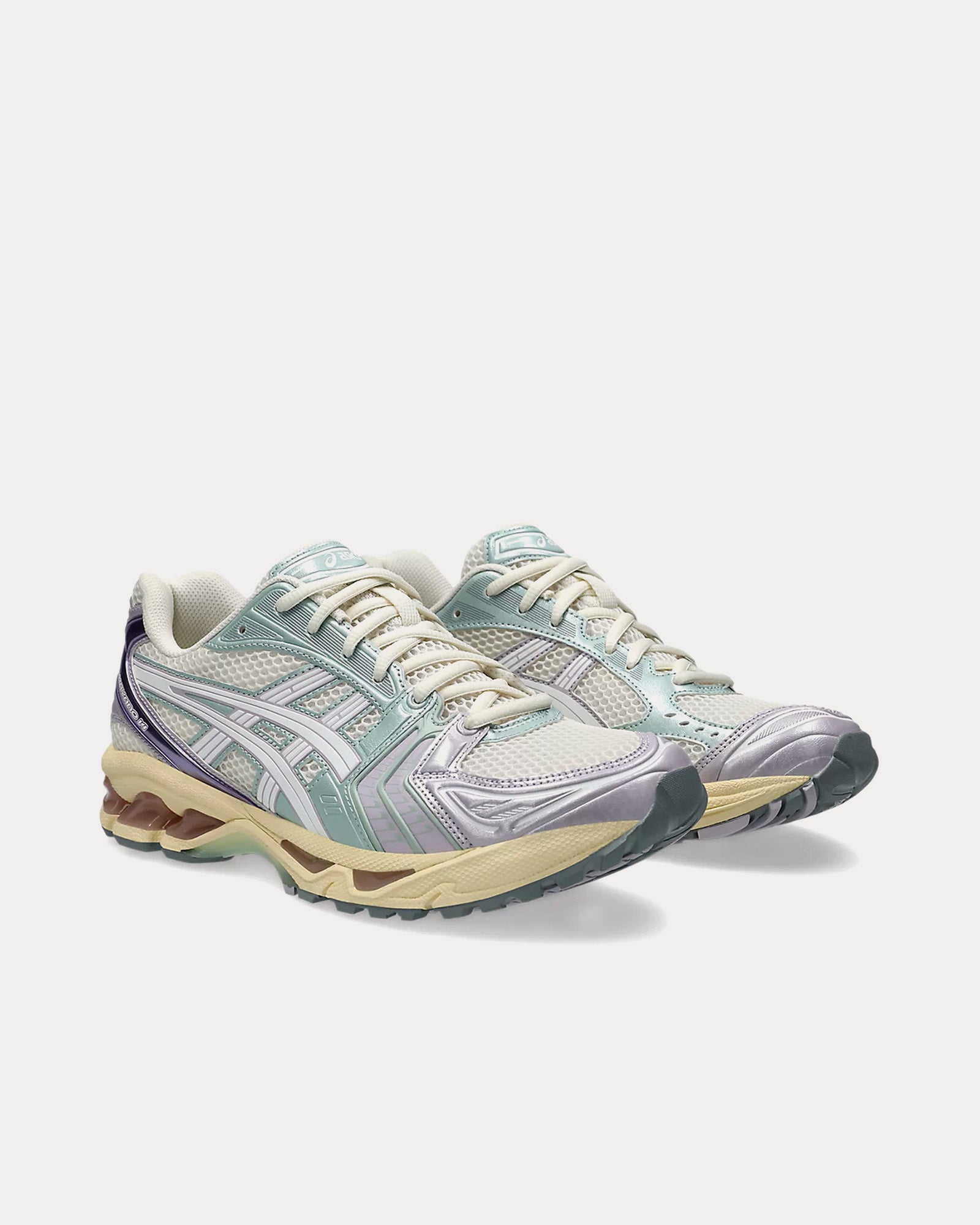 Asics Gel-Kayano 14 Cream / Dusk Violet Low Top Sneakers - 3