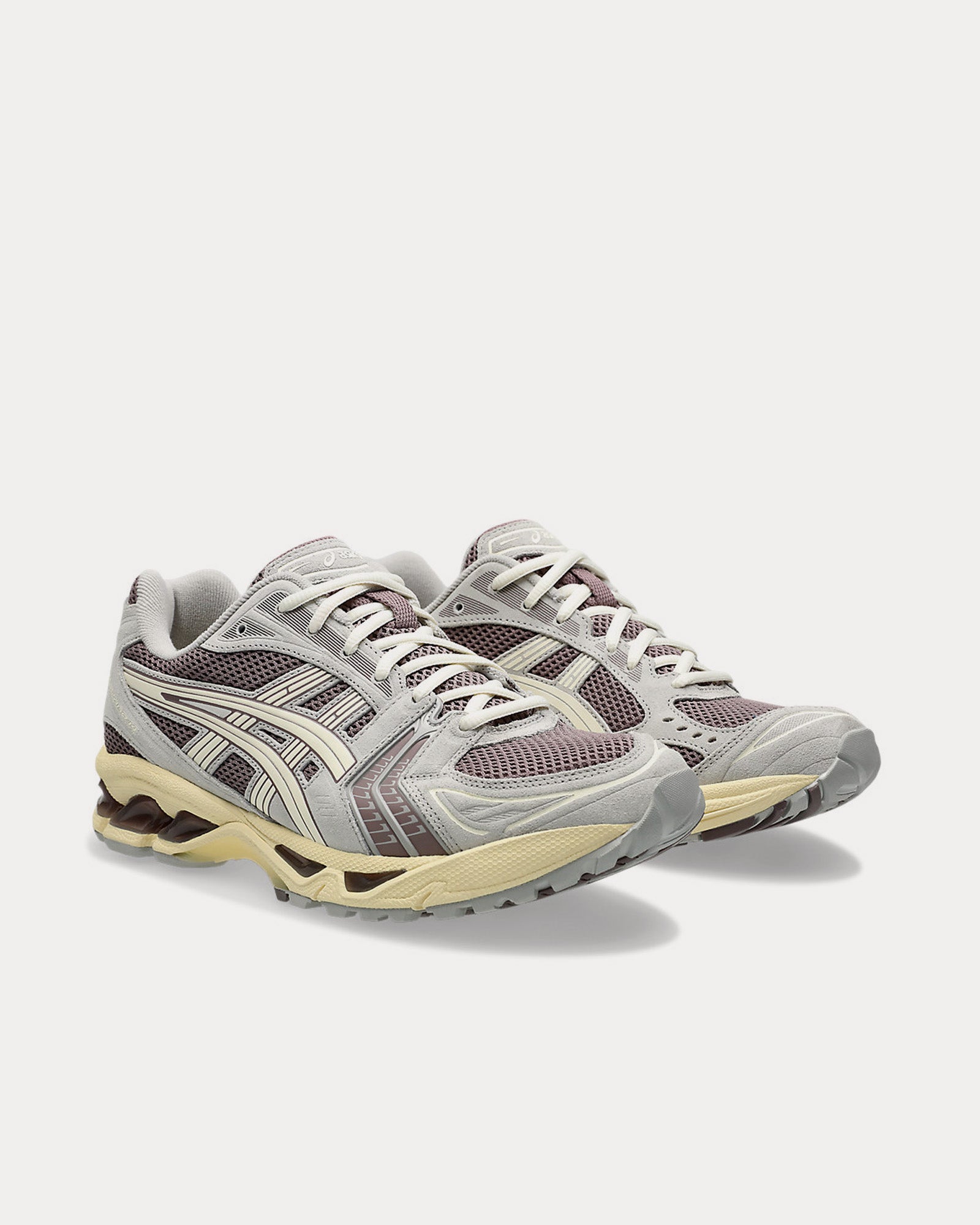 Asics Gel-Kayano 14 Mauve Grey / Cream Low Top Sneakers - 3