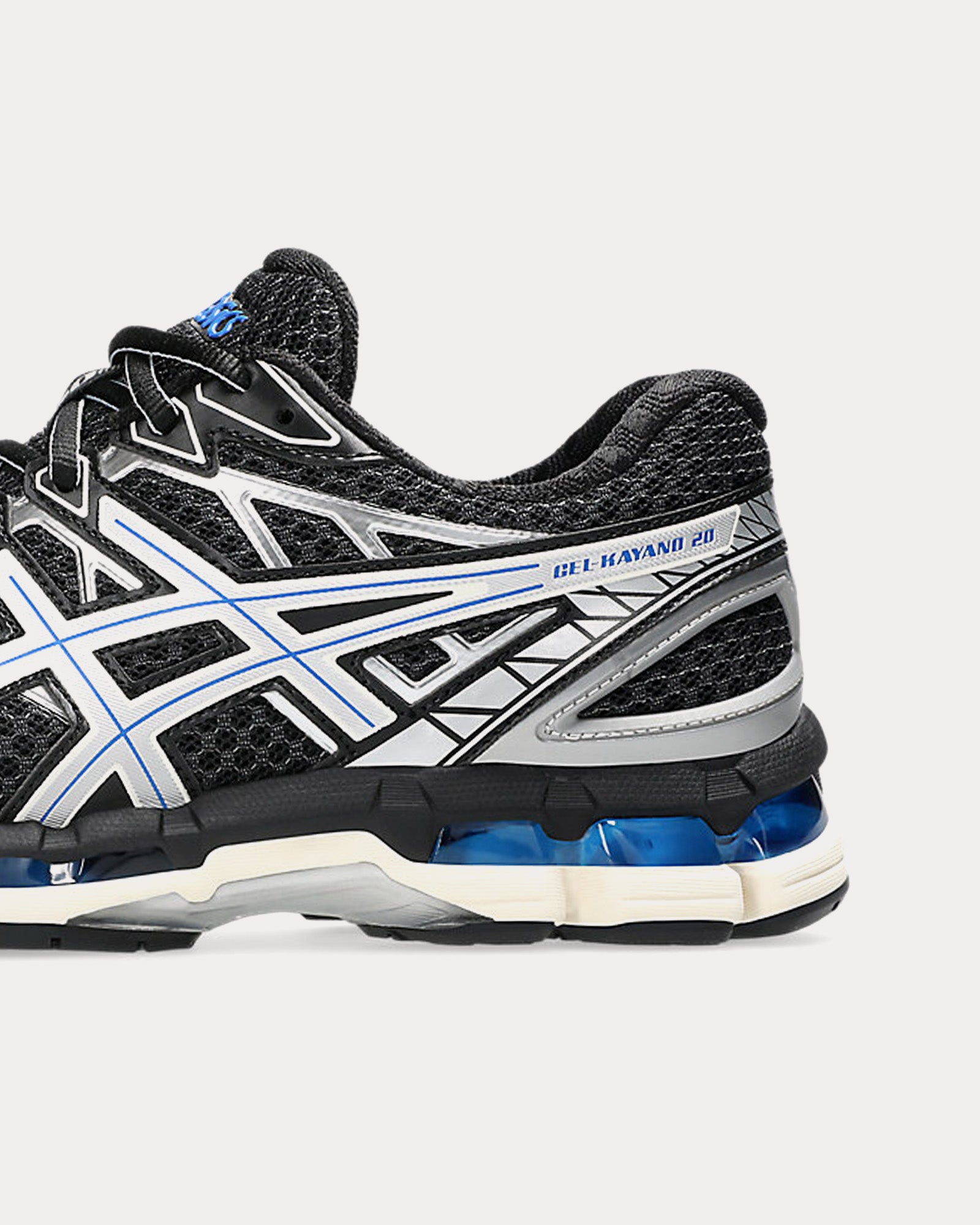 Asics Gel-Kayano 20 Black / Pure Silver Low Top Sneakers - 5