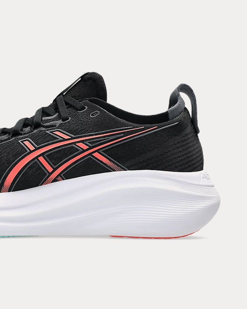 Asics Gel-Nimbus 27 Black / Coral Reef Running Shoes - 5