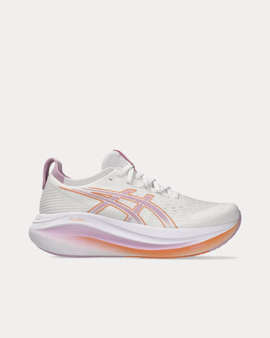 Asics Gel-Nimbus 27 White / Light Ube Running Shoes