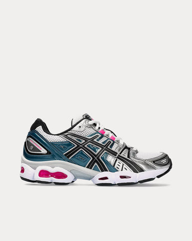 Asics Gel-Nimbus 9 White / Pink Glo Low Top Sneakers