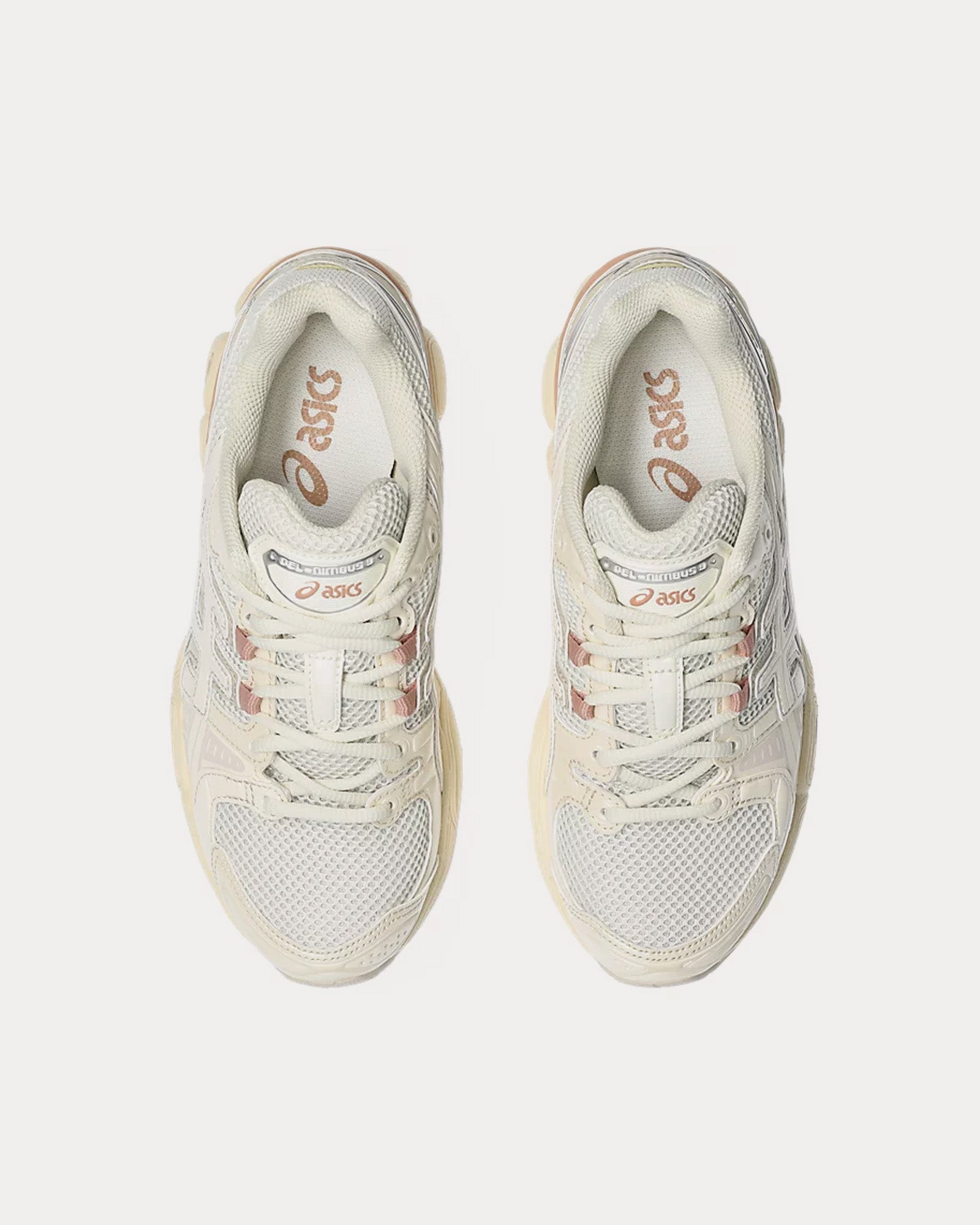 Asics Gel-Nimbus 9 Pale Oak / Cream Low Top Sneakers - 2