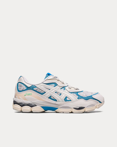 Asics Gel-NYC White / Dolphin Blue Low Top Sneakers