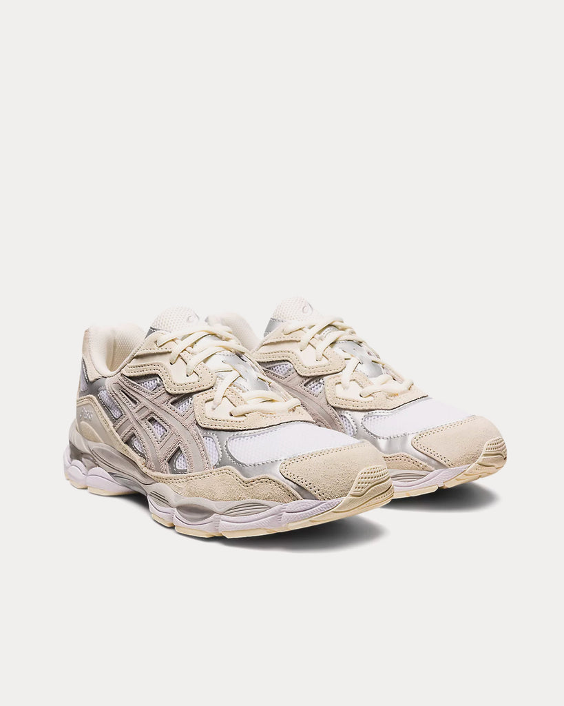 Asics Gel-NYC White / Oyster Grey Low Top Sneakers - Sneak in Peace