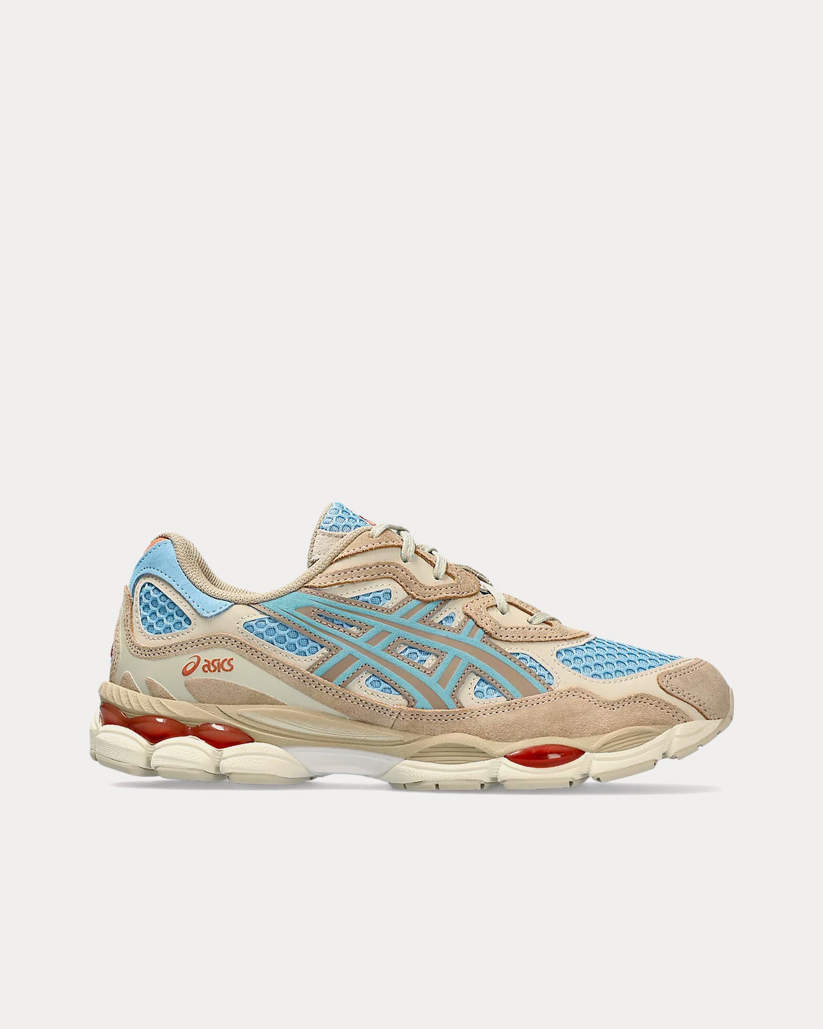 Asics Gel-NYC Habor Blue / Wood Crepe Low Top Sneakers - 1