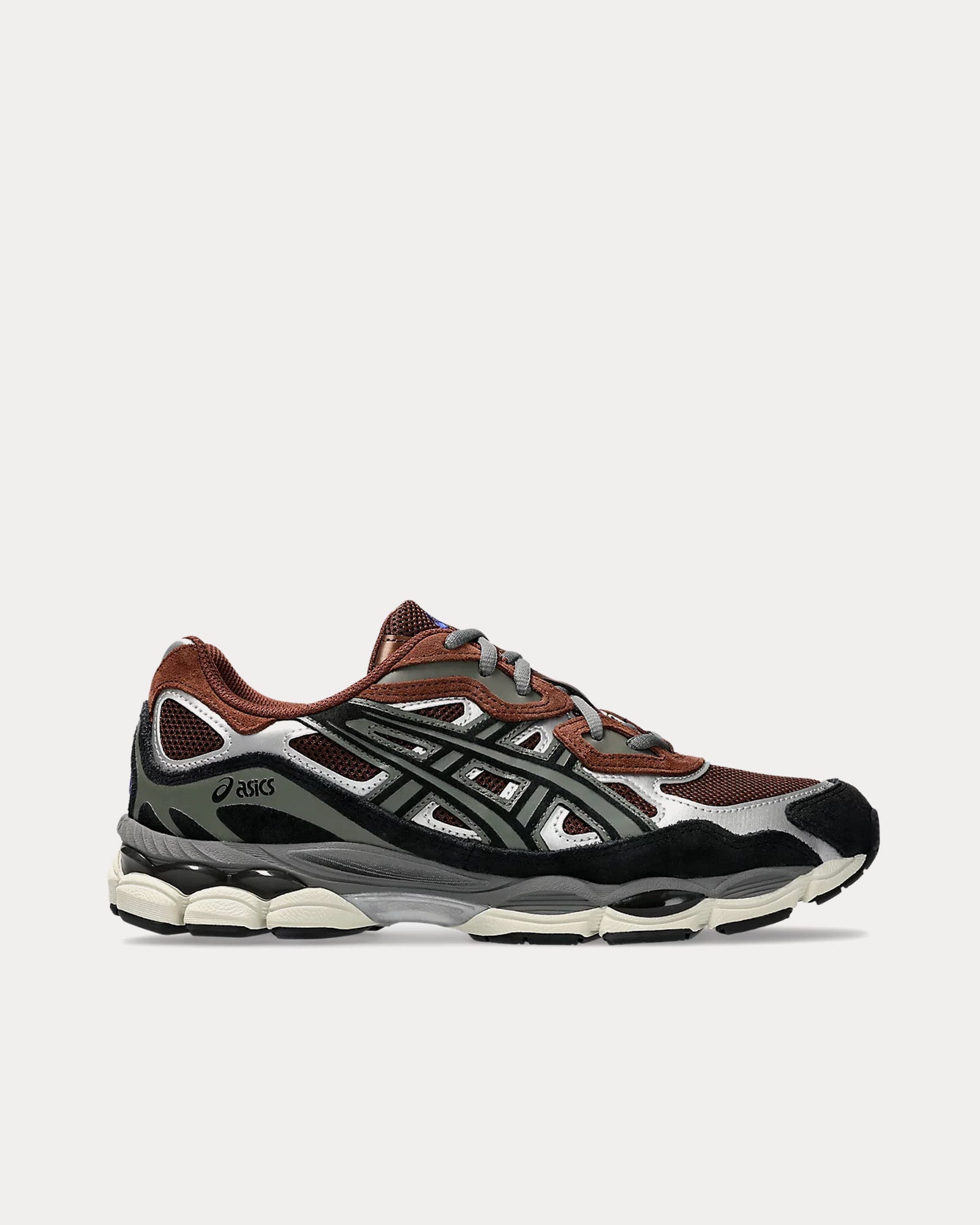 Asics Gel-NYC Reddish Brown / Black Low Top Sneakers - 1