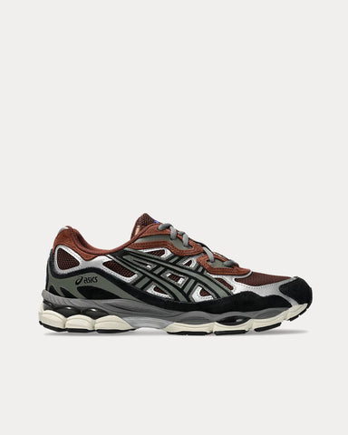 Asics Gel-NYC Reddish Brown / Black Low Top Sneakers