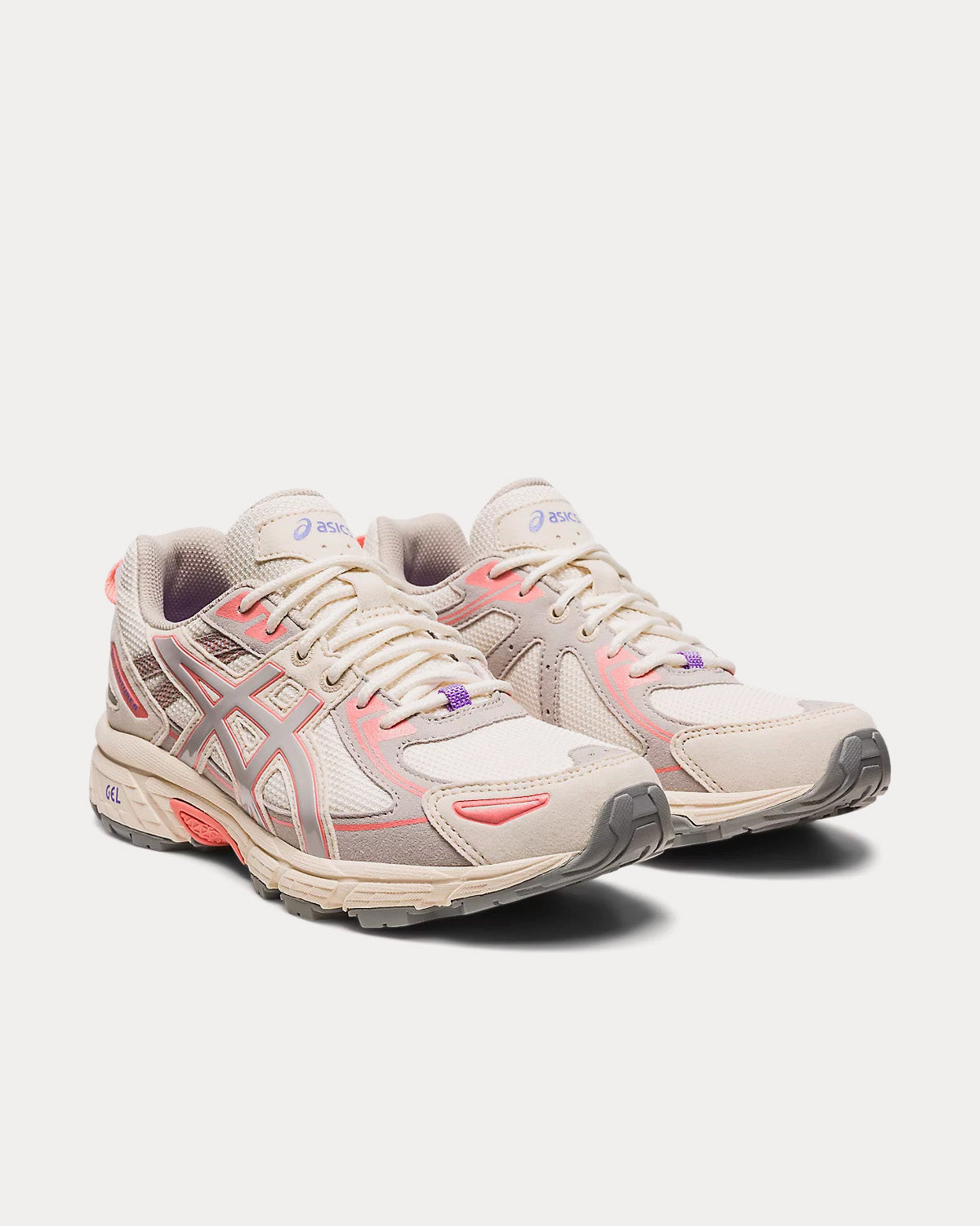 Asics Gel-Venture 6 Cream / Oyster Grey Low Top Sneakers - 3