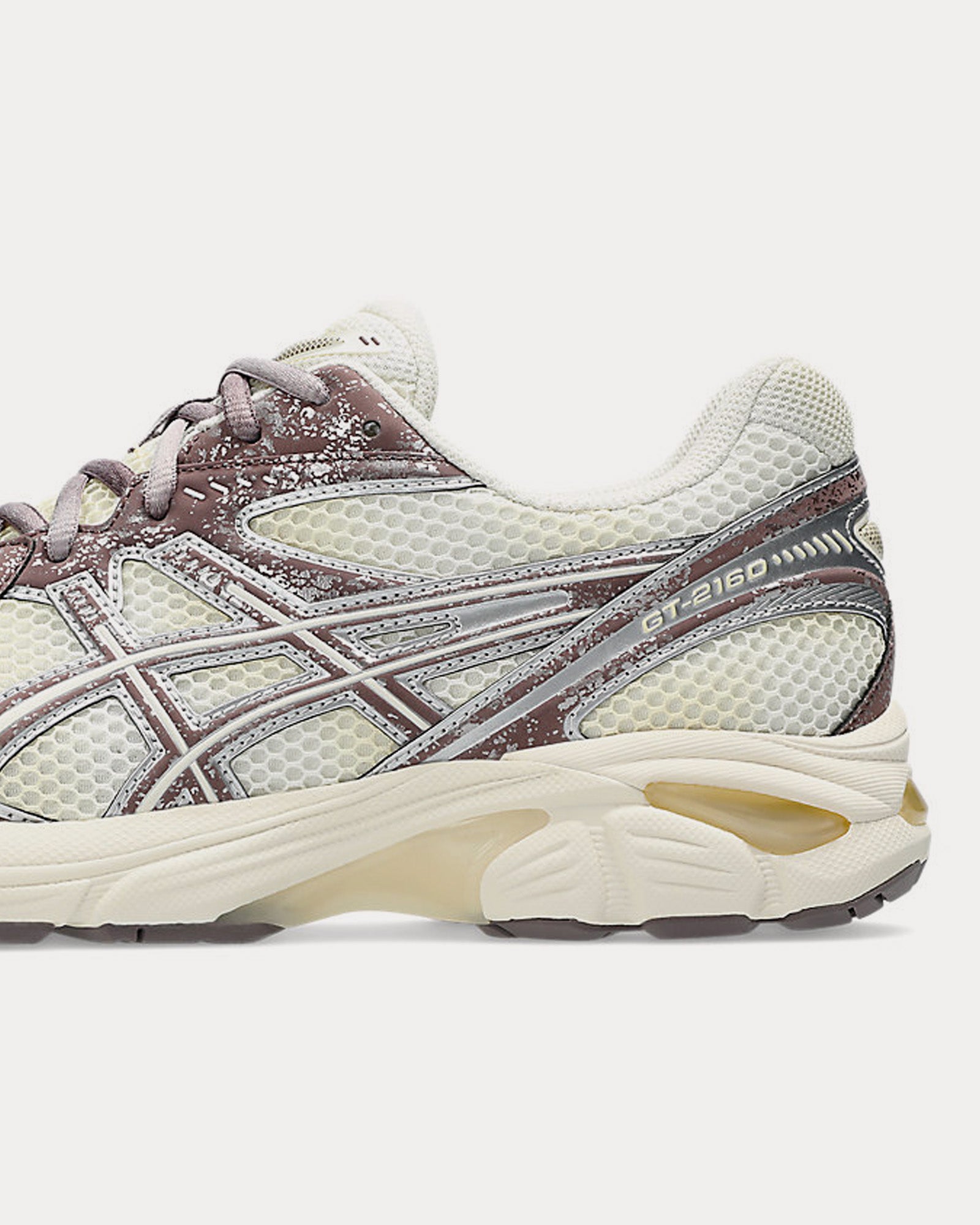 Asics GT-2160 'Aged Metal' Cream / Mauve Grey Low Top Sneakers - 6