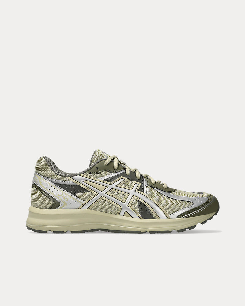 Asics JOG 100S Khaki / Pure Silver Low Top Sneakers - 1