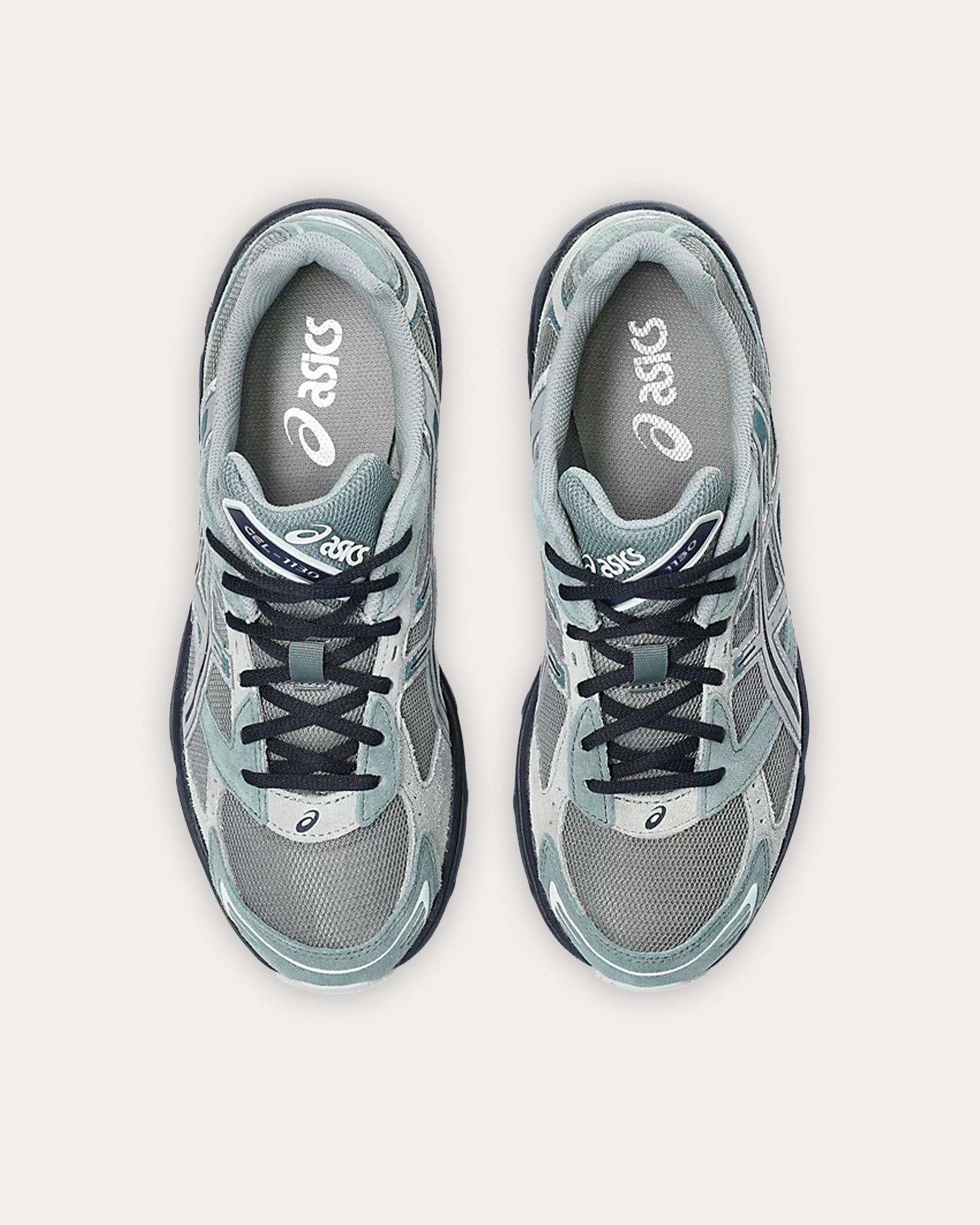 Asics Gel-1130 Steel Grey / Sheet Rock Low Top Sneakers - 2