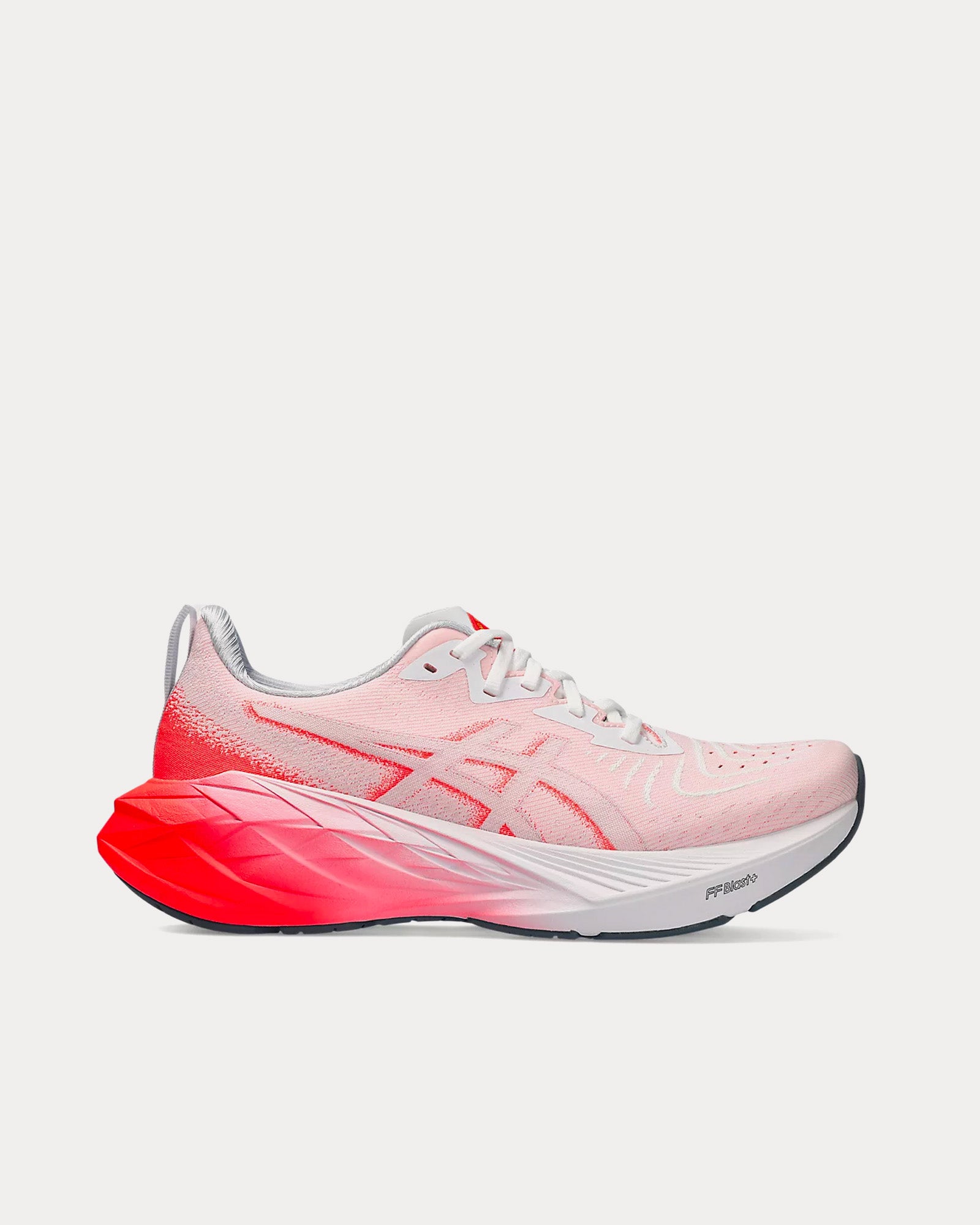 Asics Novablast 4 White / Sunrise Red Running Shoes - 1