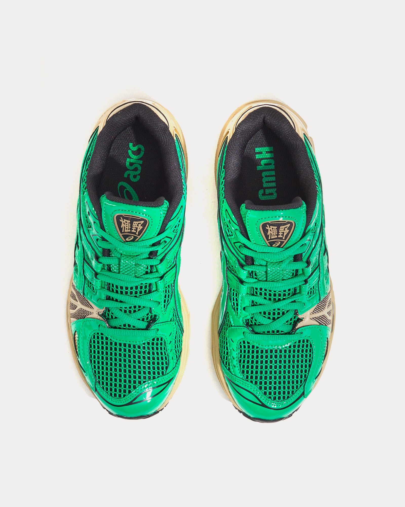 Asics x GmbH Gel-Kayano Legacy Green / Gold Low Top Sneakers - 2