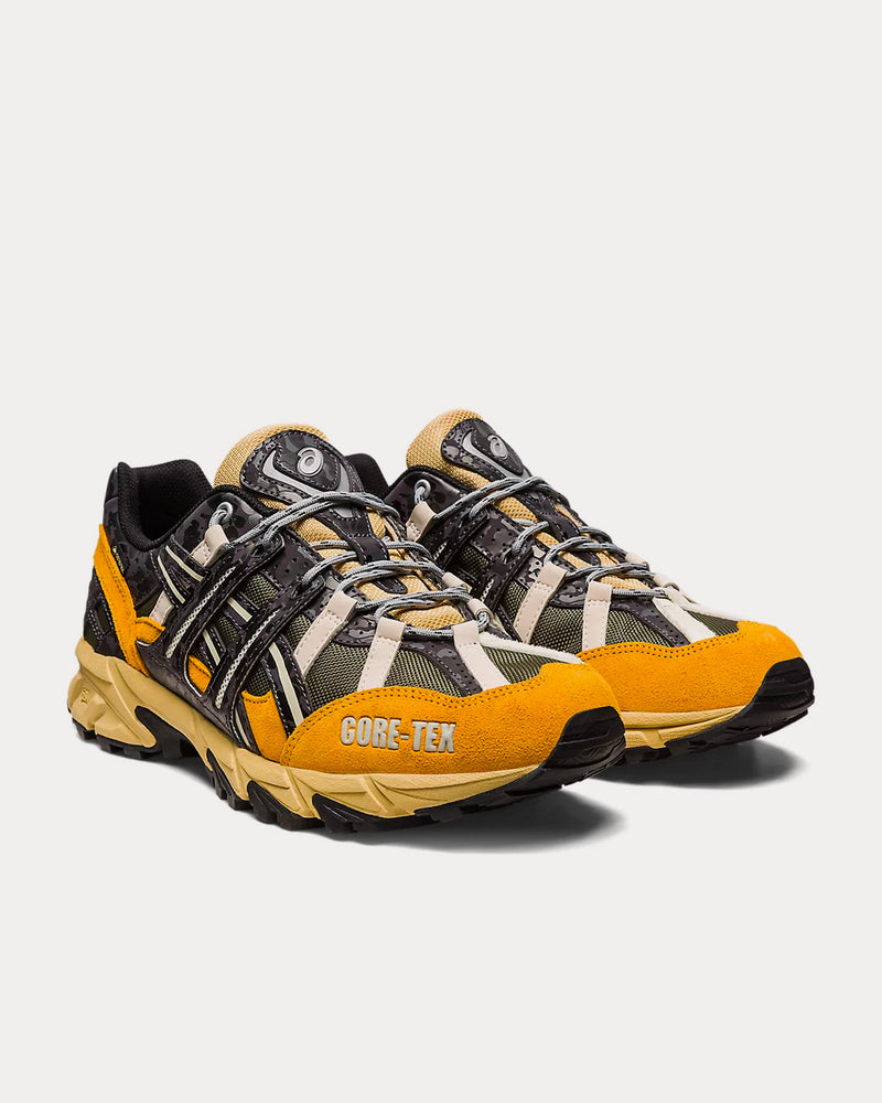 Asics x Atmos Gel-Sonoma 15-50 Olive Canvas / Yellow Orange Low Top Sneakers - 3