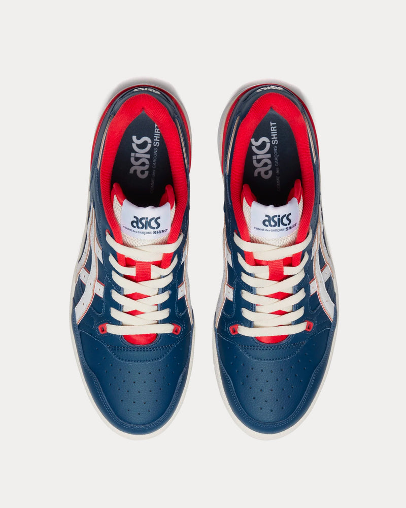 Asics x CDG Shirt EX89 Navy / White / Red Low Top Sneakers - 2