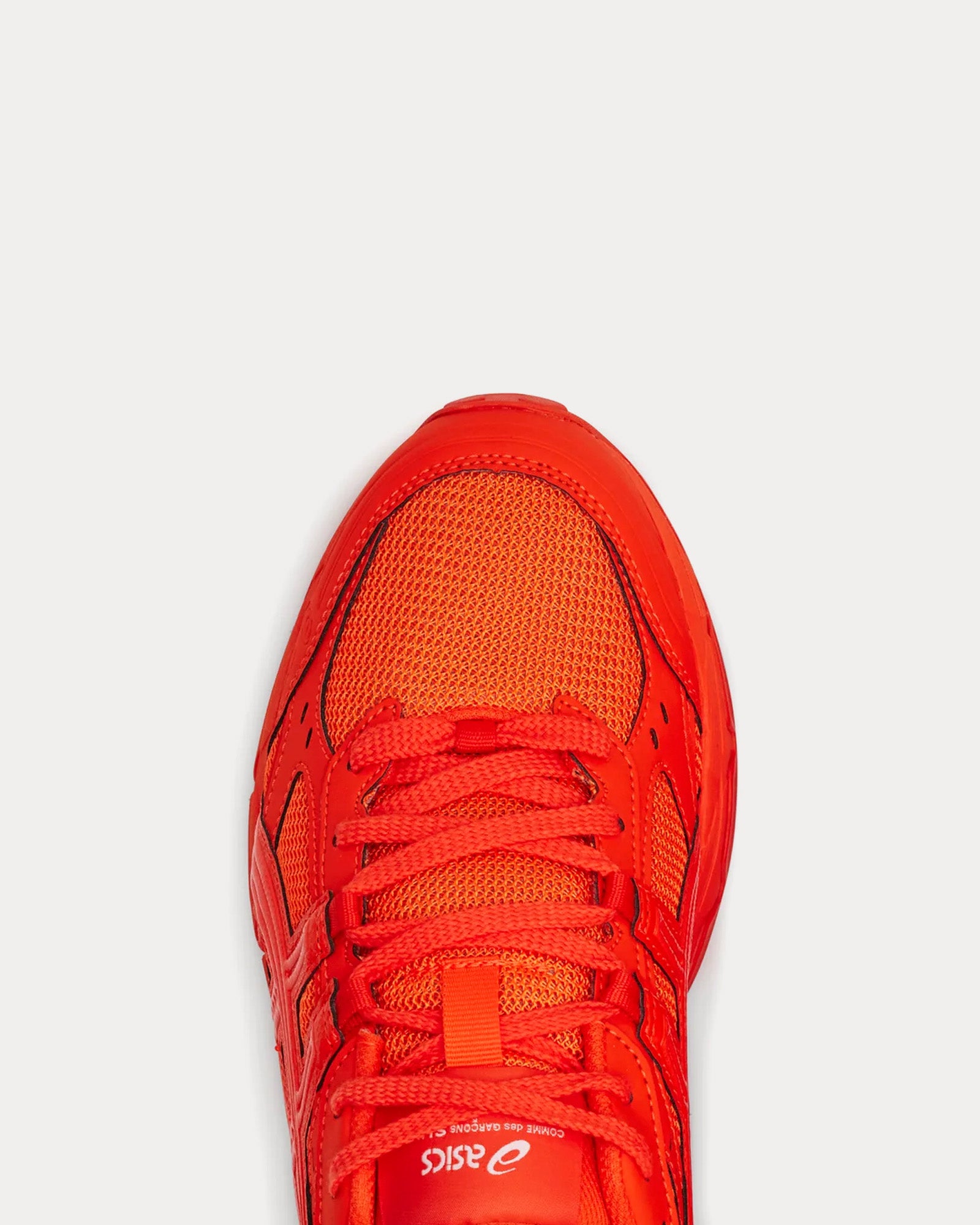 Asics x CDG Shirt Nunobiki Orange Low Top Sneakers - 5