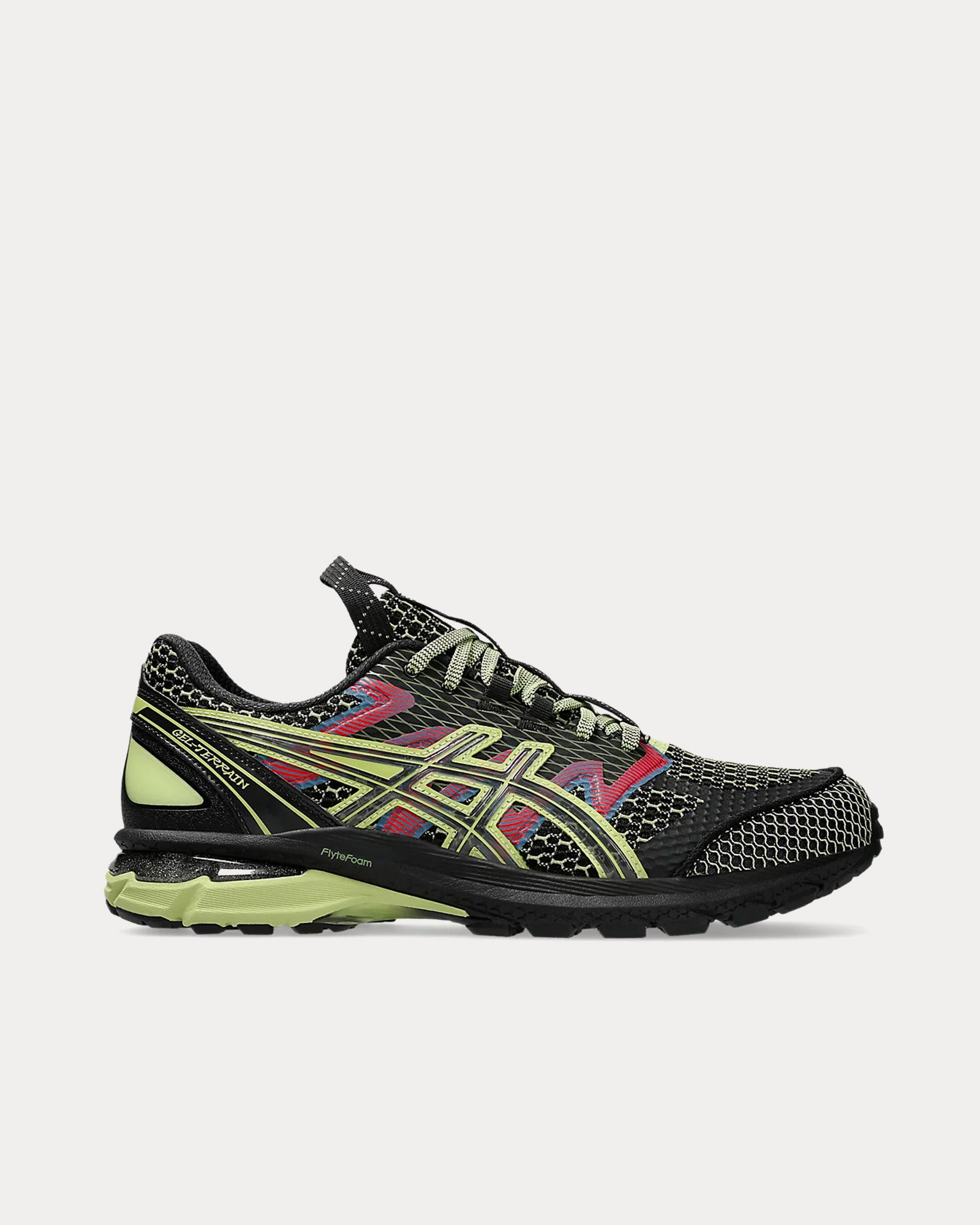 Asics x Kiko Kostadinov US4-S Gel-Terrain Black / Neon Lime Low Top Sneakers - 1