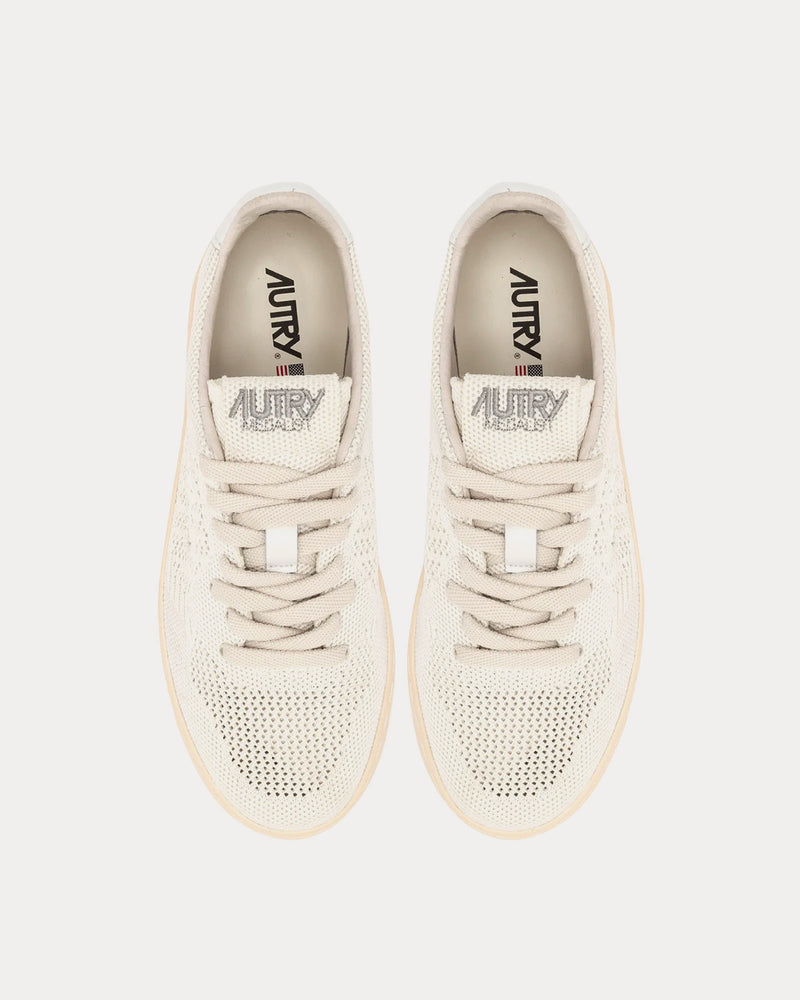 Autry Easeknit Medalist Ivory Low Top Sneakers - 2