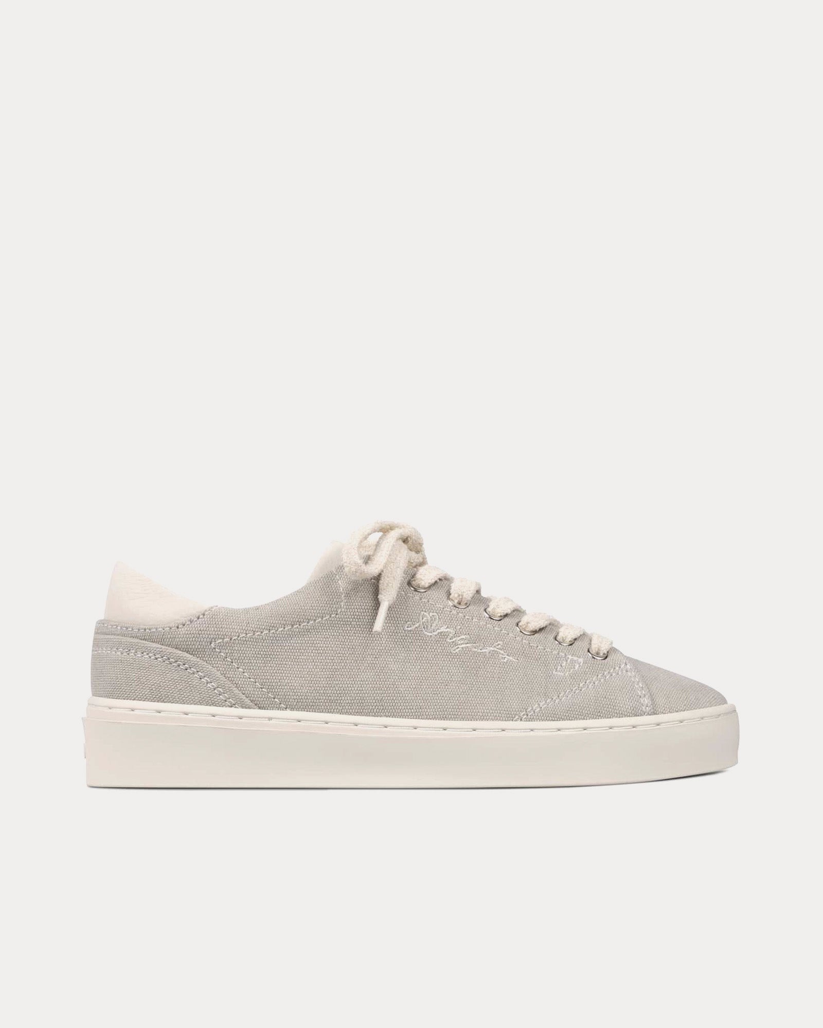 Axel Arigato Court Lite Grey / Off White Low Top Sneakers - 1