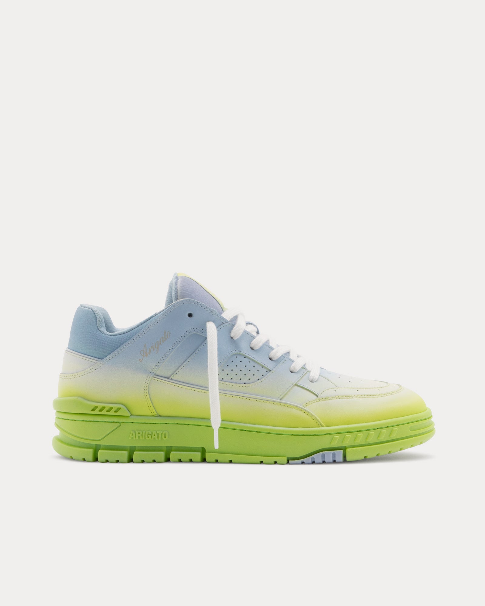 Axel Arigato Area Lo Ombre Lime / Blue Low Top Sneakers - 1