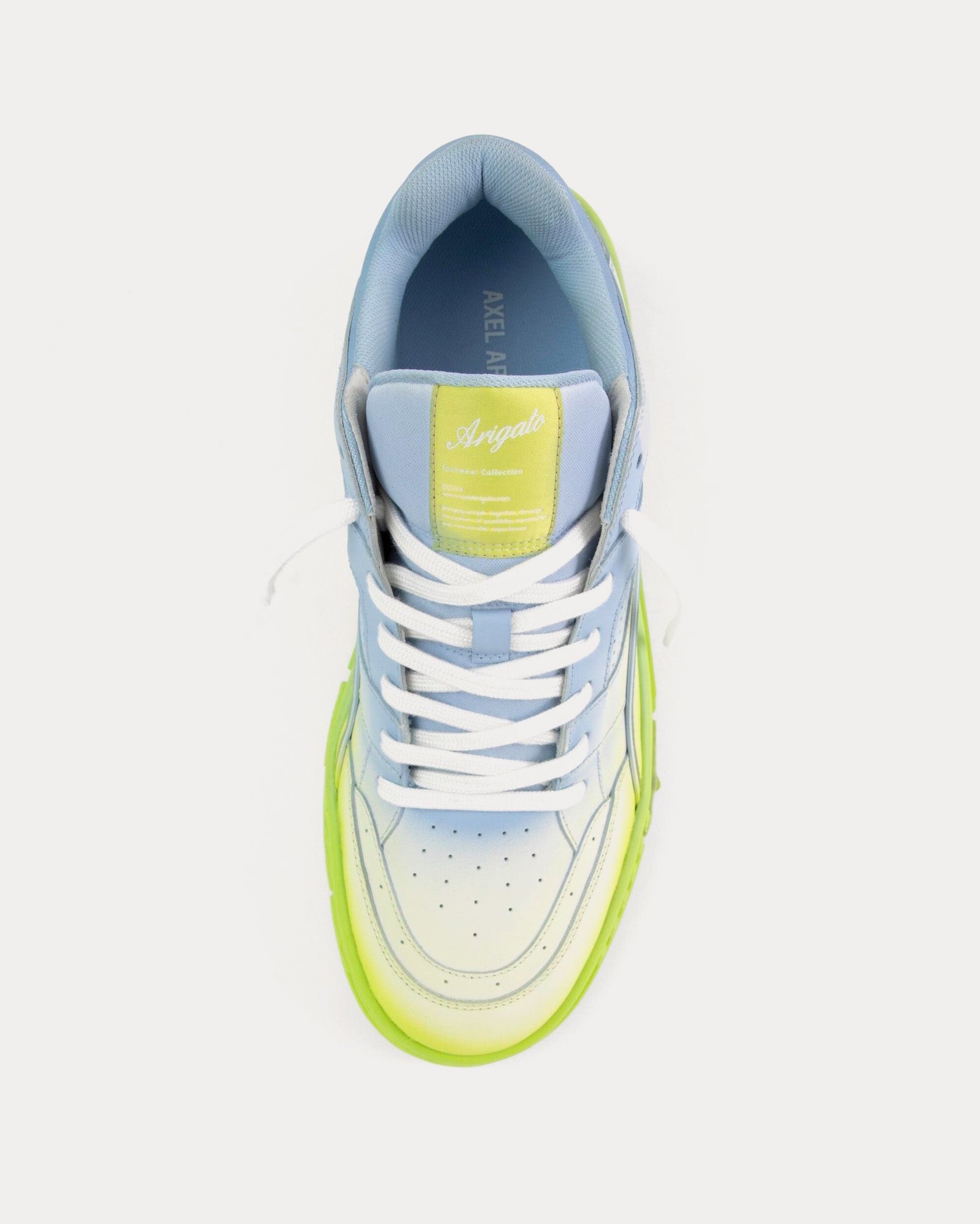 Axel Arigato Area Lo Ombre Lime / Blue Low Top Sneakers - 2