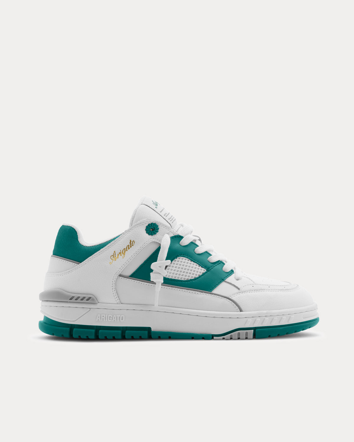 Axel Arigato Area Lo White / Jade Low Top Sneakers - 1