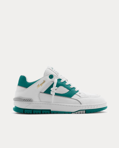 Axel Arigato Area Lo White / Jade Low Top Sneakers