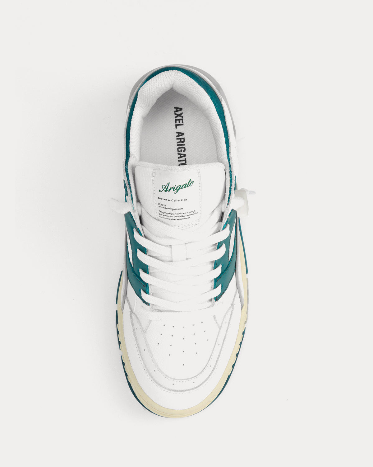 Axel Arigato Area Lo White / Jade Low Top Sneakers - 2