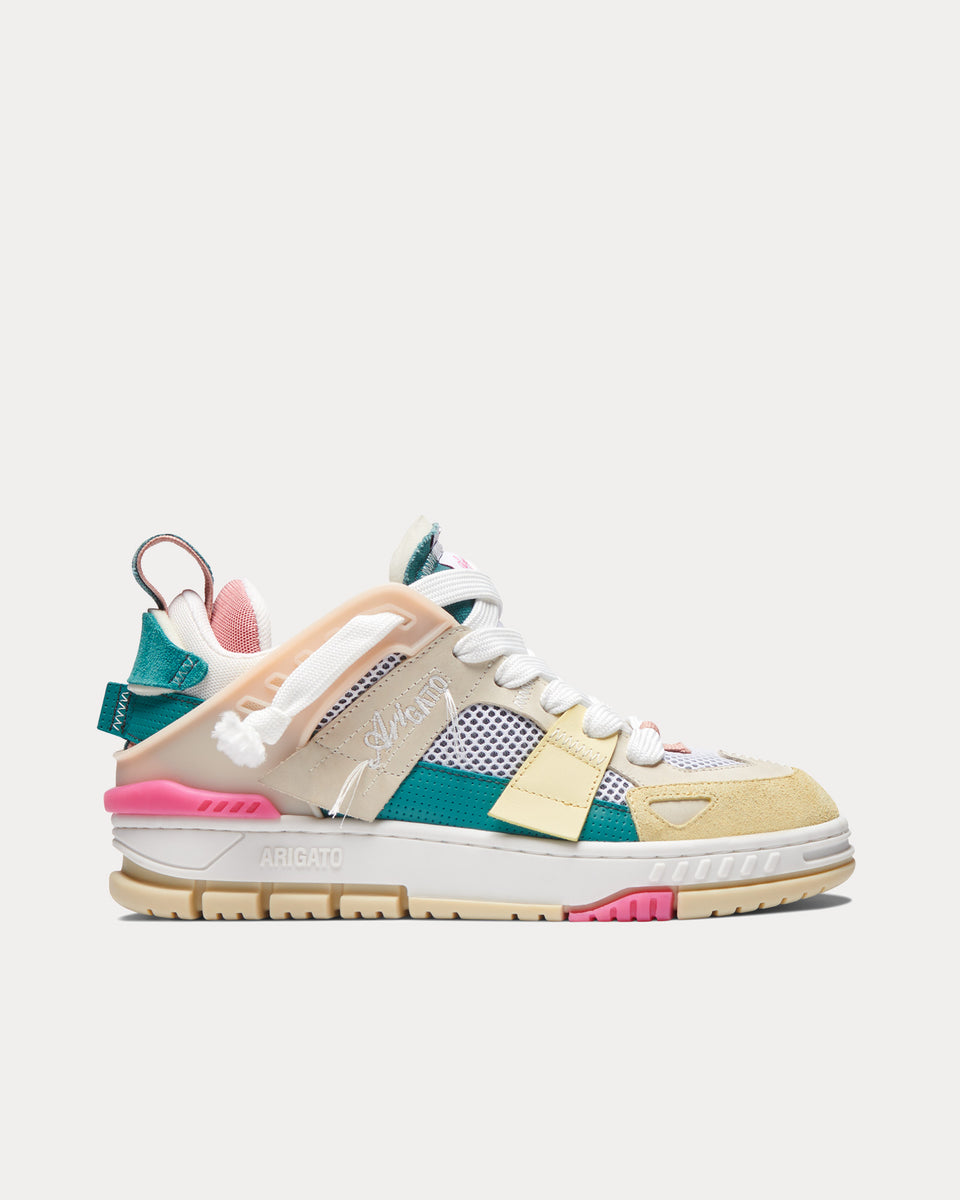 Axel Arigato Area Patchwork Beige / Pink Low Top Sneakers - Sneak in Peace