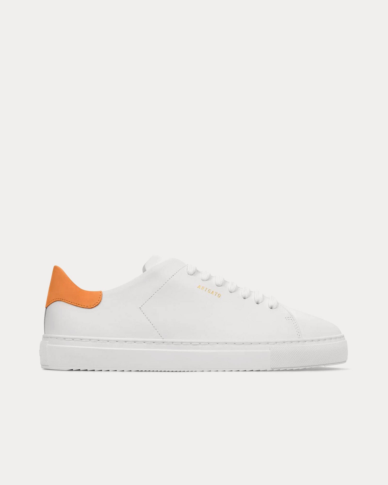 Axel Arigato Clean 90 White / Orange Low Top Sneakers - 1