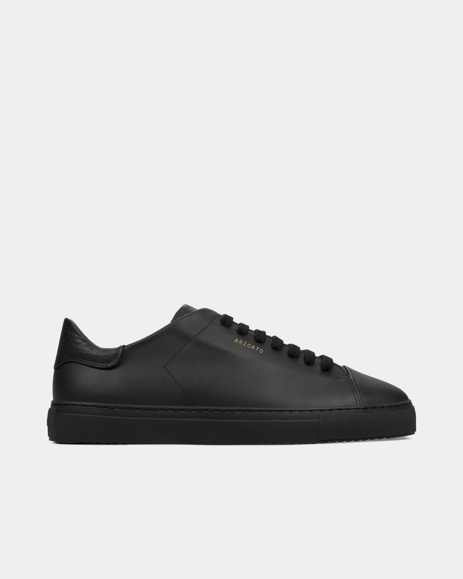 Axel Arigato Clean 90 Croc Black / Black Low Top Sneakers - 1