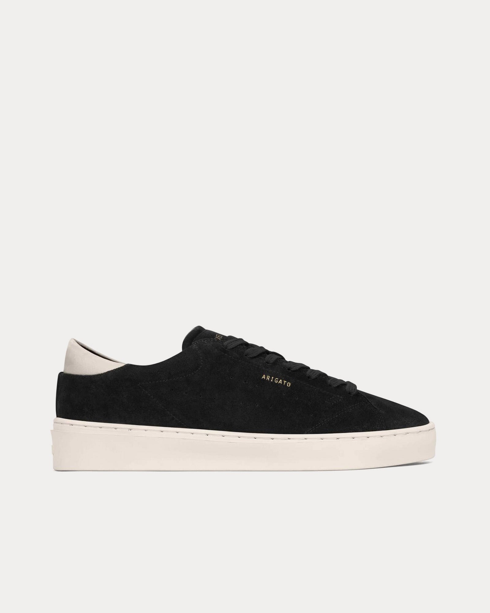 Axel Arigato Court Suede Black / Off White Low Top Sneakers - 1