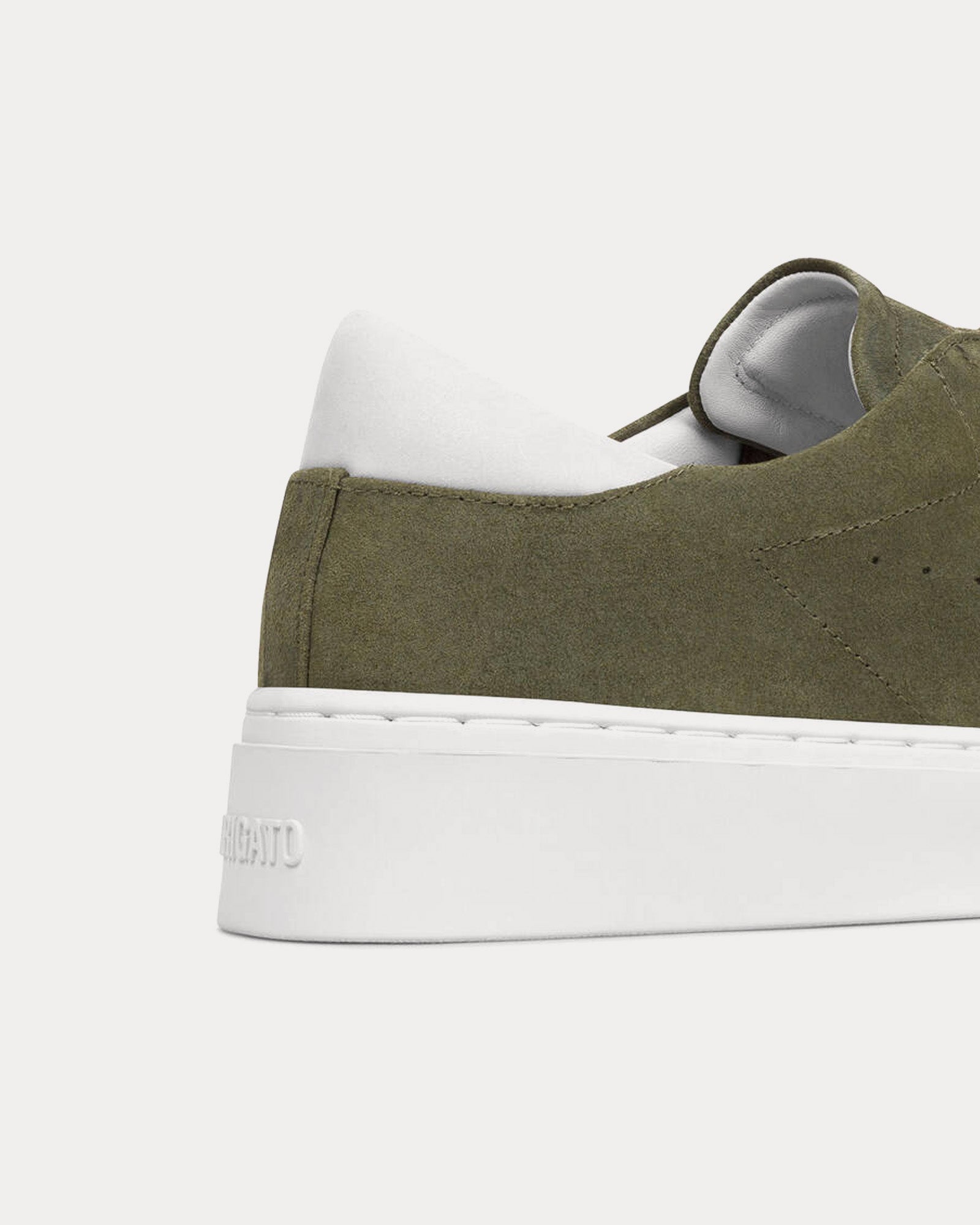 Axel Arigato Court Suede Green / Off White Low Top Sneakers - 3