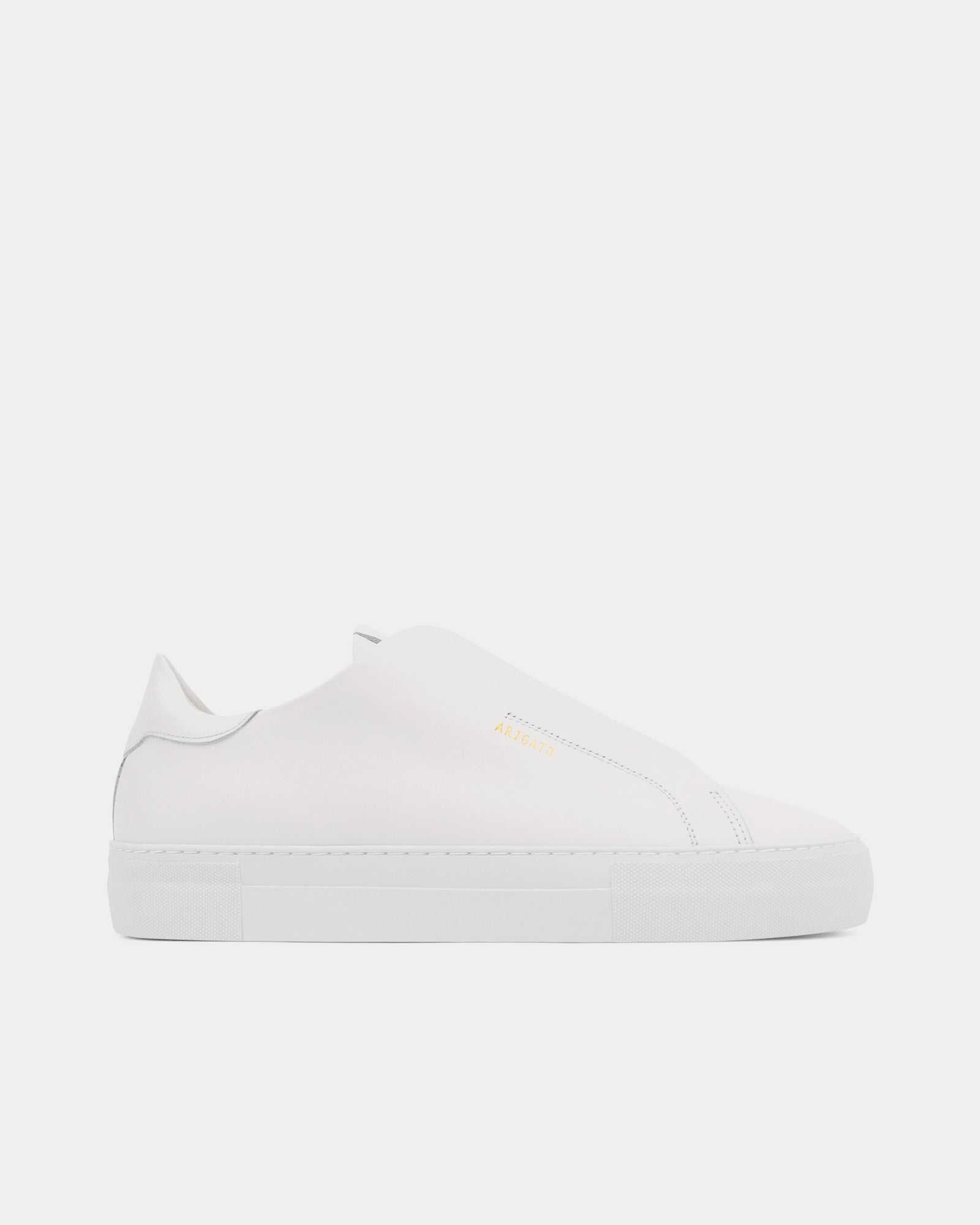 White store laceless sneakers