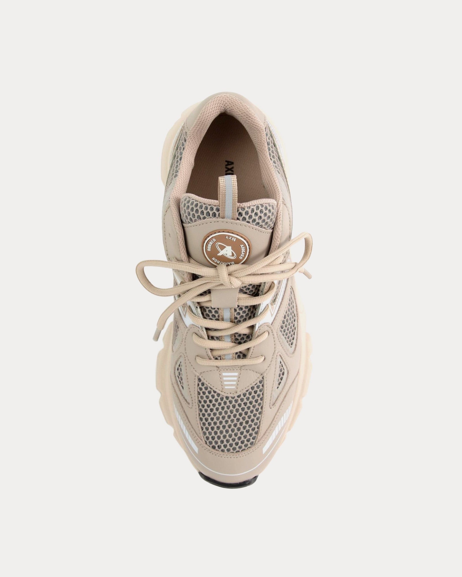 Axel Arigato Marathon Runner Beige / Silver Low Top Sneakers - 2