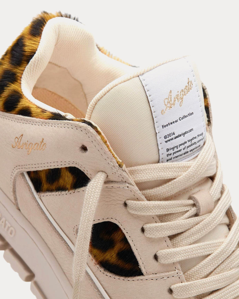 Axel Arigato Area Lo Beige / Leopard Low Top Sneakers - 4