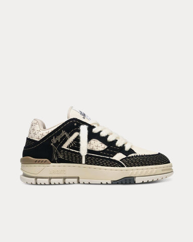 Axel Arigato Area Lo Cotton Beige / Black Low Top Sneakers