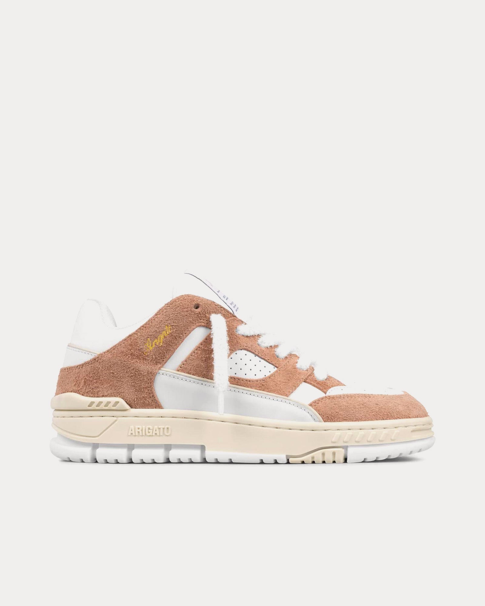 Axel Arigato Area Lo Fluffy Off White / Light Brown Low Top Sneakers - 1