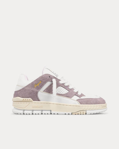 Axel Arigato Area Lo Fluffy Off White / Mauve Low Top Sneakers