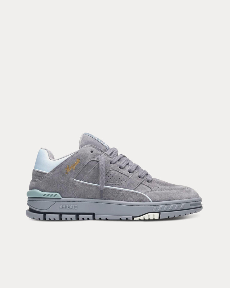 Axel Arigato Area Lo Grey / Light Blue Low Top Sneakers - 1