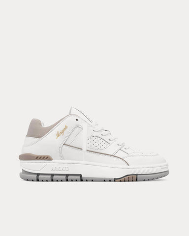 Axel Arigato Area Lo White / Beige Low Top Sneakers